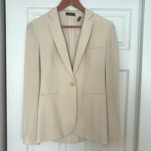 Theory Crepe Blazer- Ivory 00